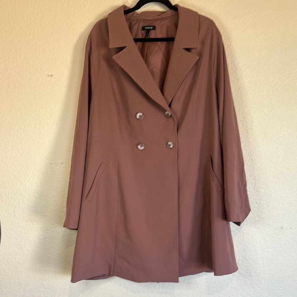 PLUS SIZE: TORRID Women's Walnut Double-Breasted Coat